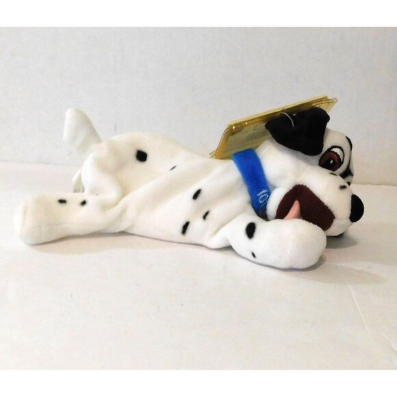 Disney Store 101 Dalmatians Mini Bean Bag Plush 8” Adorable Pup Blue Collar - Picture 3 of 8